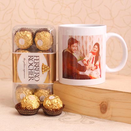 Personalized Mug with Ferrero Rochers