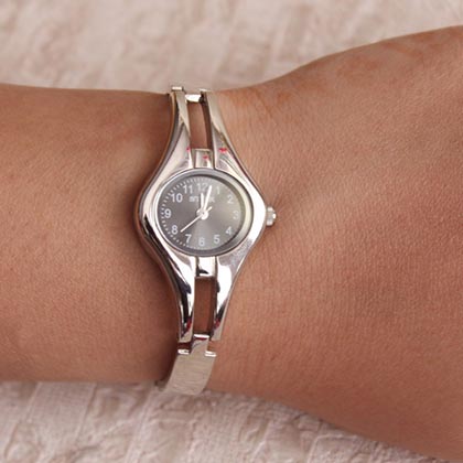 Graceful Silver Watch for Sissy