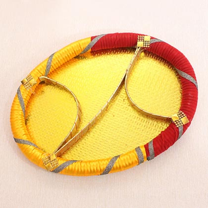 Wooden Om Rakhi Hamper