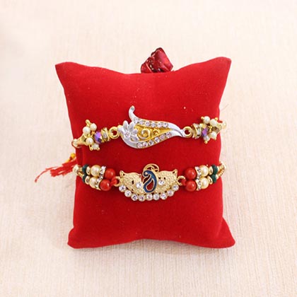Golden Rakhis Chocolate Hamper