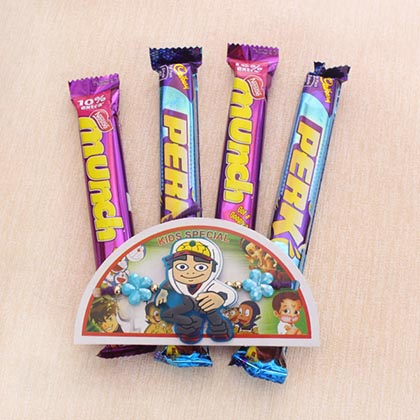 Subway Surfer Rakhi with Chocolates