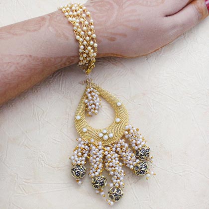 Graceful Pearl Bhaiya Bhabhi Rakhi
