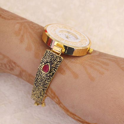 Antique Finish Ladies Watch