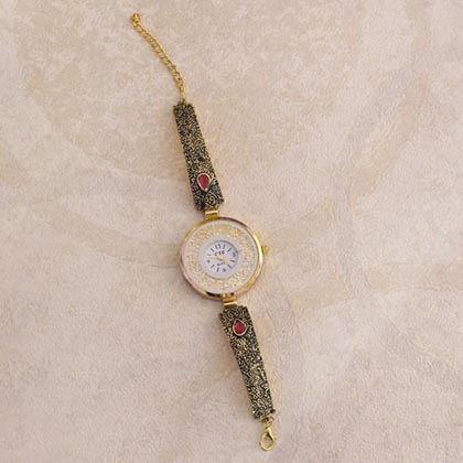 Antique Finish Ladies Watch
