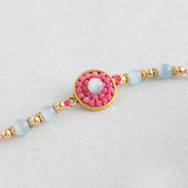 Elegant Pearl Rakhi