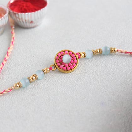 Elegant Pearl Rakhi