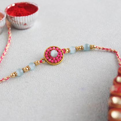 Elegant Pearl Rakhi