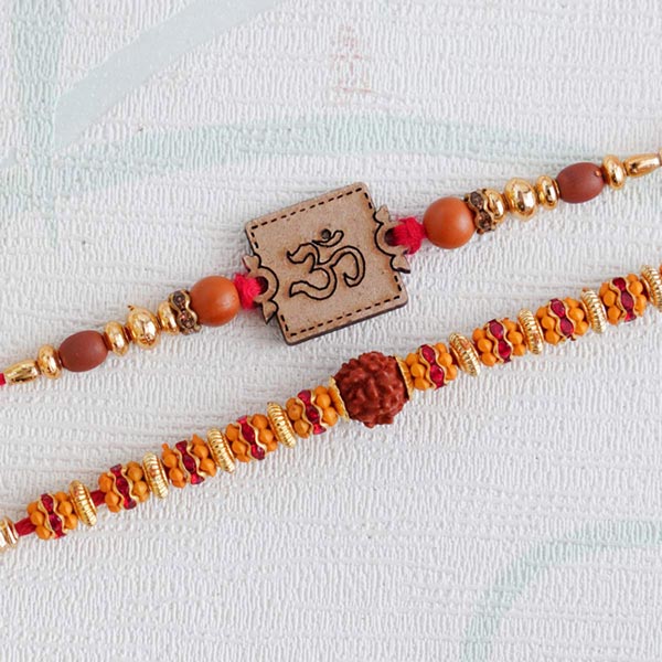 Set of 2 Auspicious Rakhi