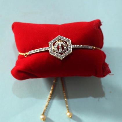 AD Bracelet Rakhi with Dairy Milk Chocolates