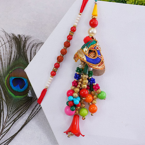 Elegant Bhaiya Bhabhi Rakhi Set