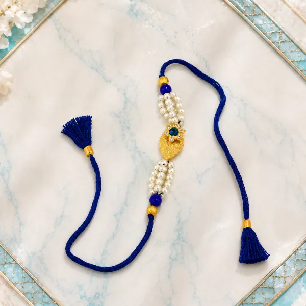 Royal Bhaiya Bhabhi Lumba Rakhi Set