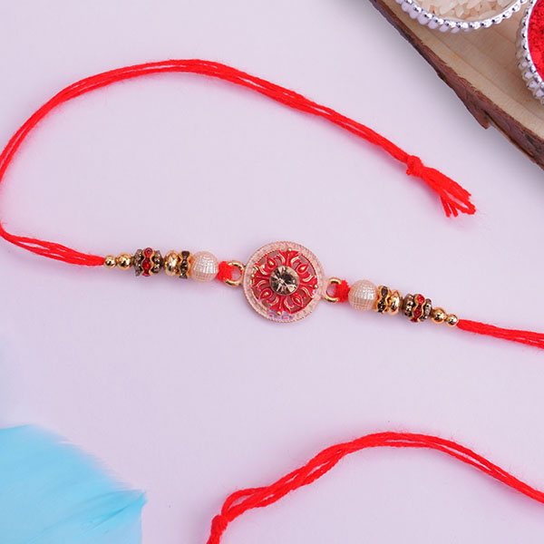 Red Designer Rakhi