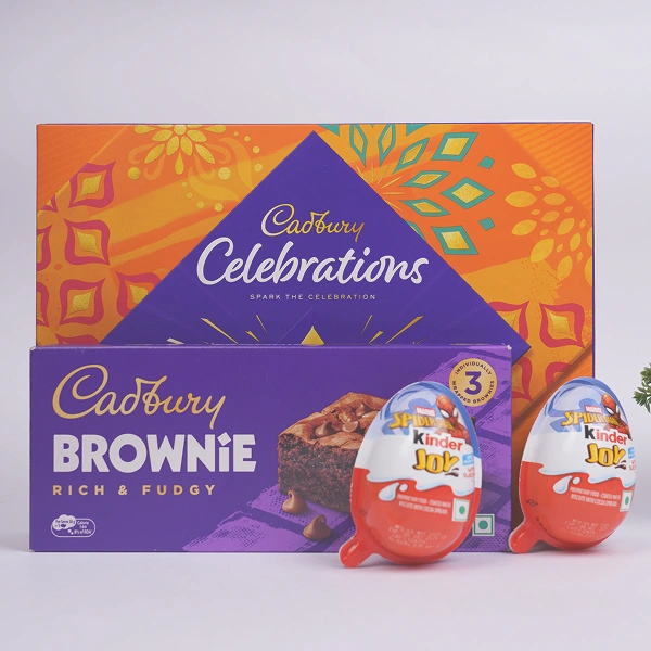 Festive Kids Rakhi Gift Set with Chocolate Surprise Box