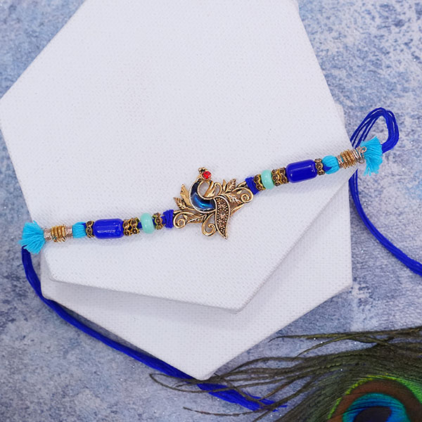 Ganesha and Peacock Designer Rakhi - Philippines