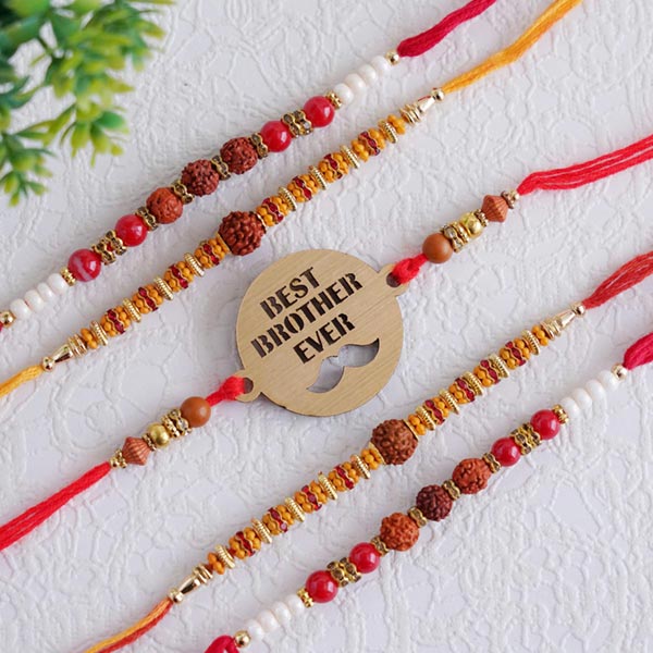 Set of 5 Fancy Rakhi for Brothers