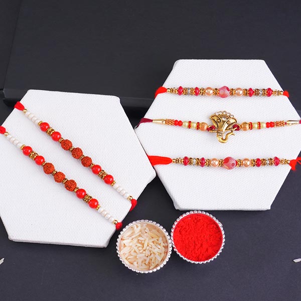 Auspicious Rakhi Set of Five