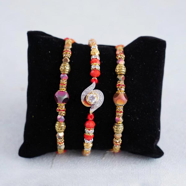 Set of Five Designer Rakhi for Brothers