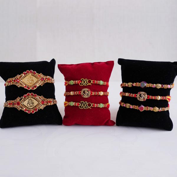 Designer Rakhi Set of Eight