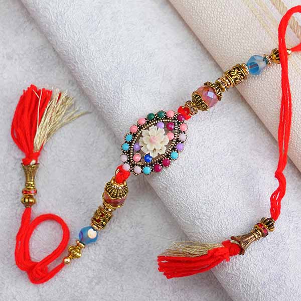 Beaded Designer Rakhi for Brother