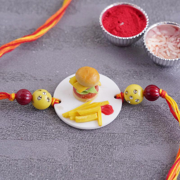 Burger Meal Rakhi for Kids