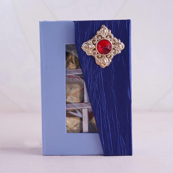 Set of 2 Ganesha Rakhi With Chocolates