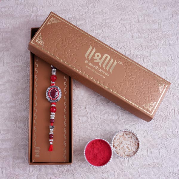 Traditional Rakhi and Chocolate Hamper