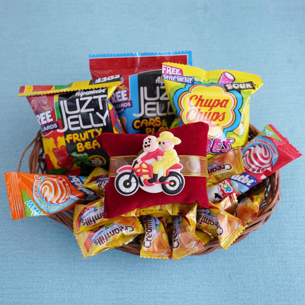 Motu Patlu Rakhi With Candies Combo