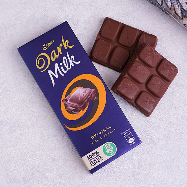 Rakhi With Cadbury Dairy Milk