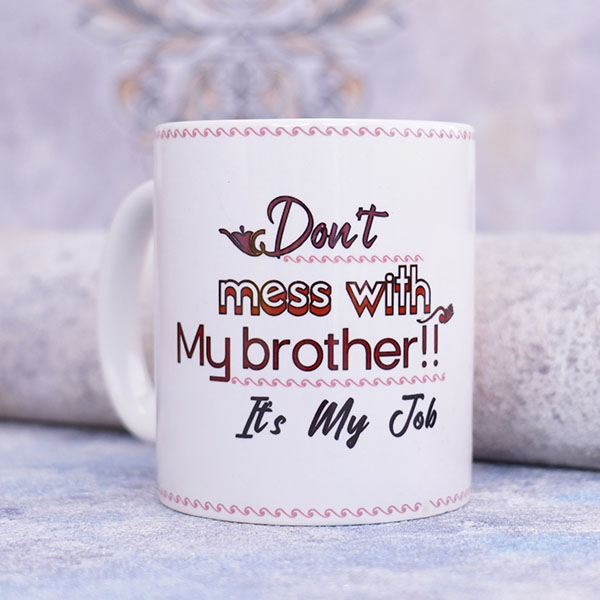 Bro Rakhi With Mug And Chocolates