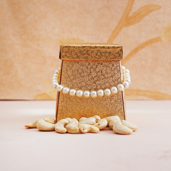 Designer AD Rakhi with Cashew