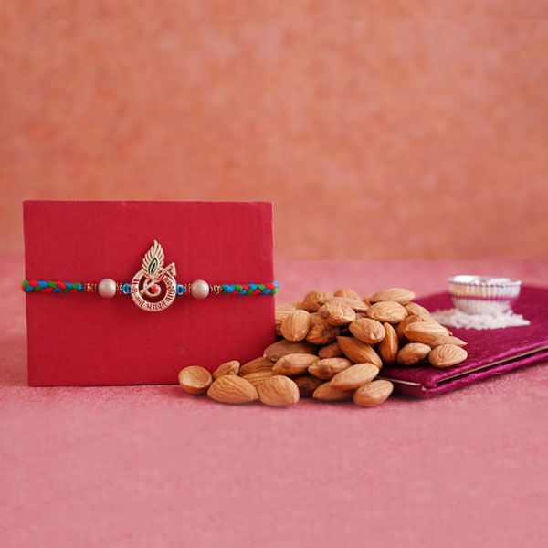 Krishna Rakhi with 200 Grams Almonds