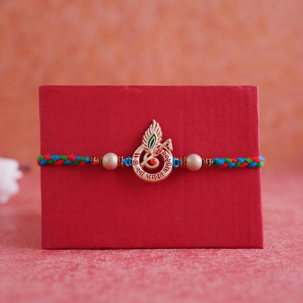 Krishna Rakhi with 200 Grams Almonds