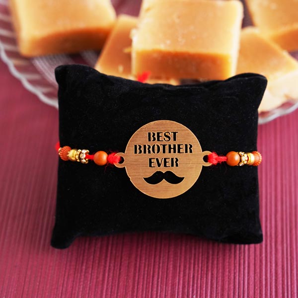 Best Brother Rakhi with Mysore Pak
