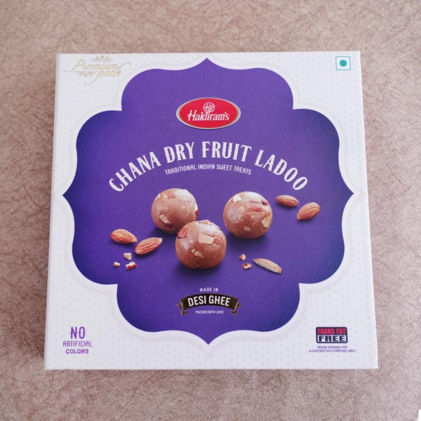 Designer Rakhi with Chana Dryfruit Laddo