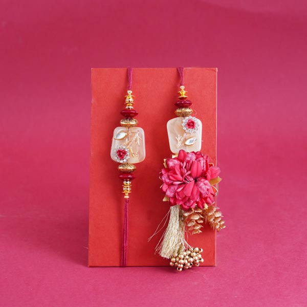 Bhaiya Bhabhi Rakhi with Money Plant Hamper