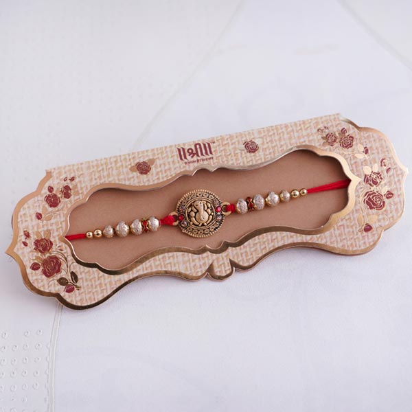 Ganesha Rakhi with Chocolates in Signature Box