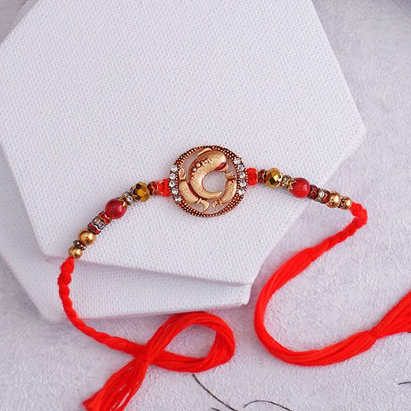 Golden Rakhi and Kisses Milk Chocolates