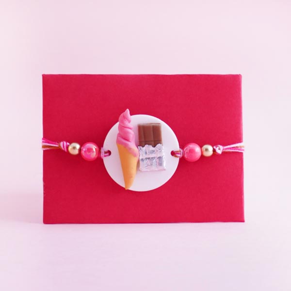 Foodie Rakhi with Chocolate Box