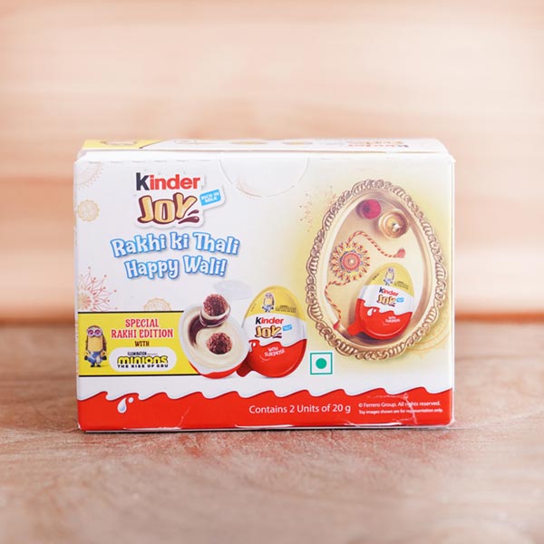 Chota Bheem Rakhi with Kinder Joy and Mug
