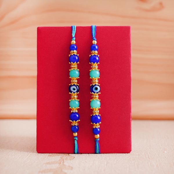 Two Rakhis and Plants Hamper