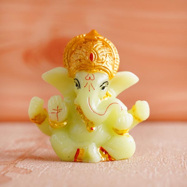 Gayantri Mantra Rakhi with Lucky Bamboo and Laddoo