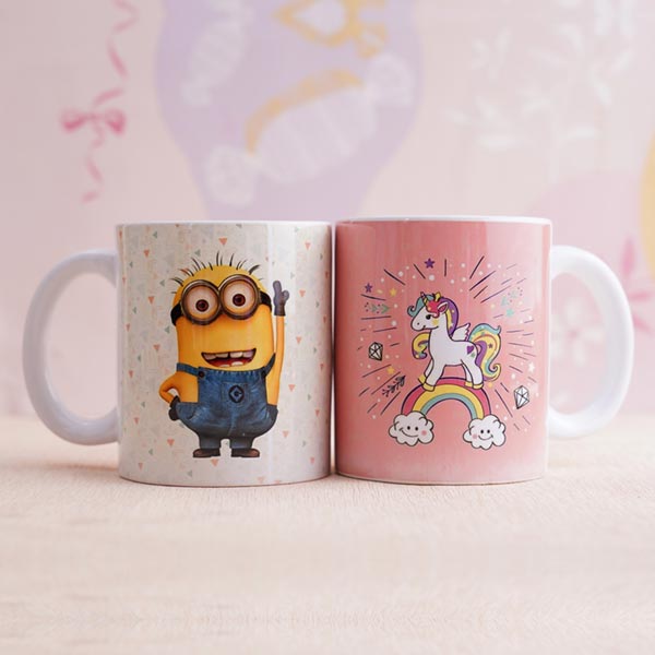 Unicorn and Minion Kids Rakhi Combo