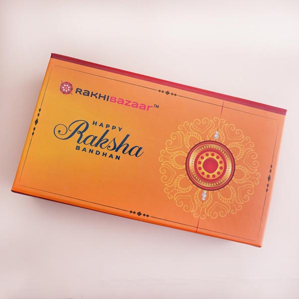 Two Designer Rakhi in Signature Box