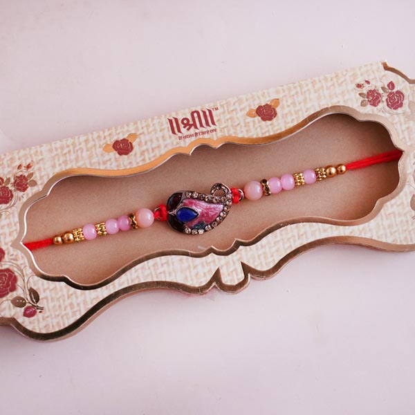 Designer Rakhi Sweets and Snacks Hamper