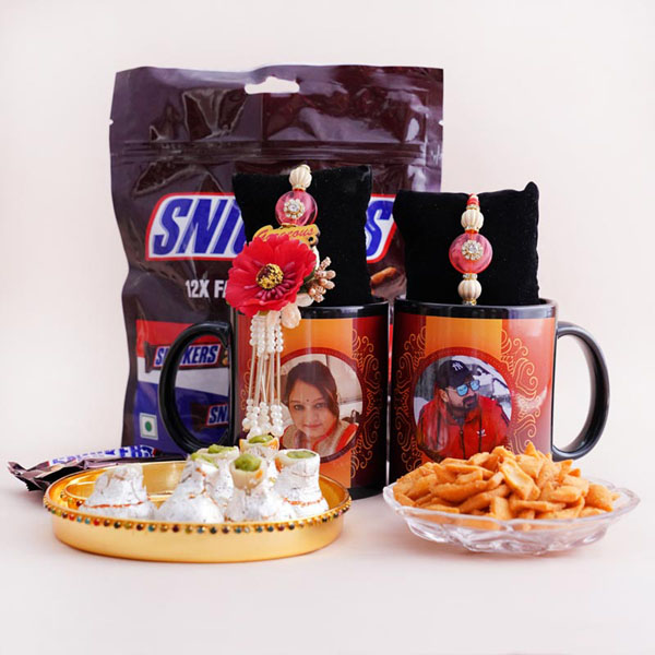 Bhaiya Bhabhi Rakhi Photo Hamper