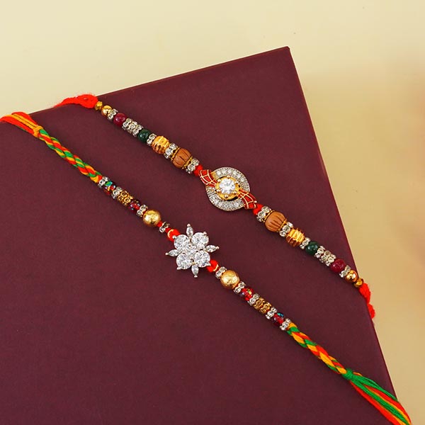 2 AD Rakhi Set with Chocolate Box