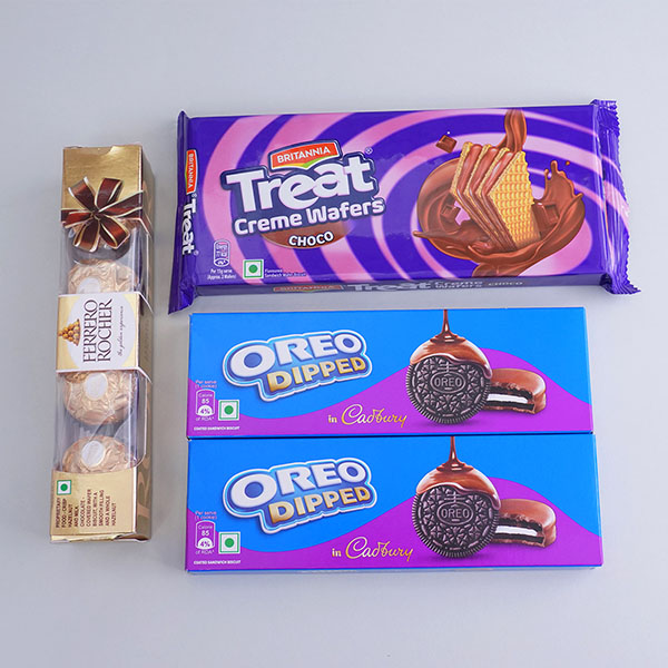 Bhaiya Bhabhi Rakhi Combo with Chocolate Box