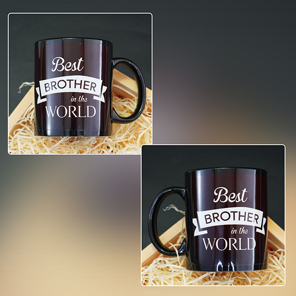 Designer Stone Rakhi with Chocolates N Mug Gift Pack