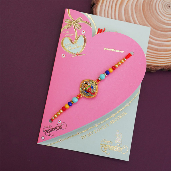Designer Rakhi with Feng Shui Tree N Chocolates