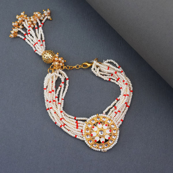 Bhaiya N Bhabhi Pearl Rakhi Set